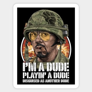 Tropic Thunder, Kirk Lazarus, Cult Classic Sticker